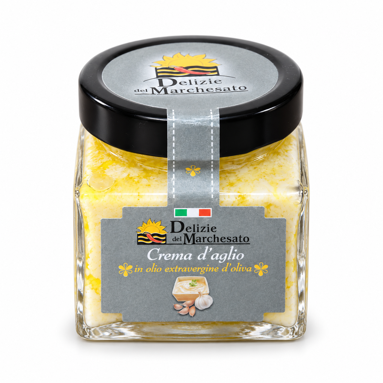 Vasetto di Crema d’Aglio Dolce da 180 g Delizie del Marchesato