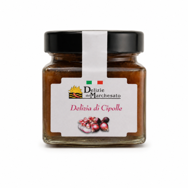 Vasetto Delizia di Cipolla composta agrodolce con uva sultanina castagne e spezie Delizie del Marchesato