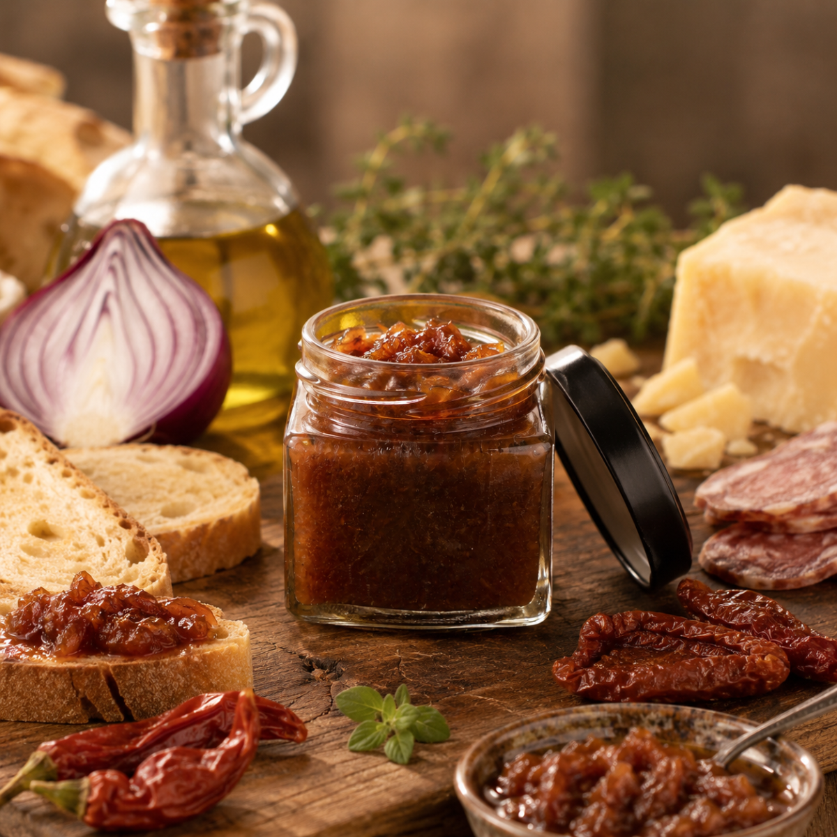 Vasetto Delizia di Cipolla composta agrodolce con uva sultanina castagne e spezie Delizie del Marchesato