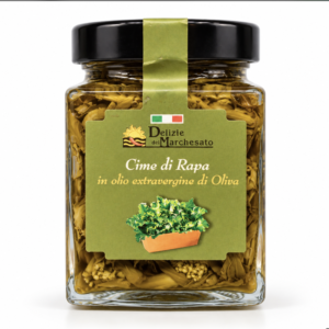 Vasetto di Cime di Rapa in olio extravergine di oliva da 280 g Delizie del Marchesato