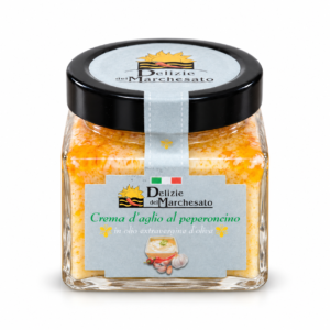 Vasetto di Crema d’Aglio Piccante da 180 g Delizie del Marchesato